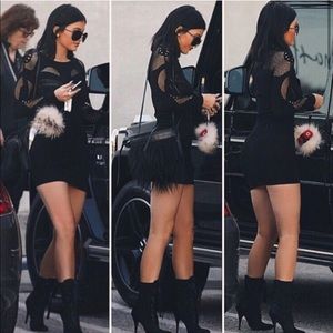 Alexander McQueen Stretch Mesh Top